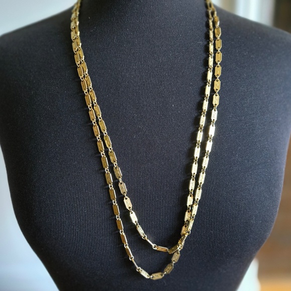 ✨ 60-Inch Gold-Tone Necklace by Accessocraft N.Y.C. ✨ - Picture 2 of 5